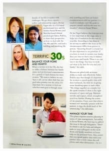 Life Lessons to Excel in Your 30's, 40's and 50's; interview with New Woman Magazine