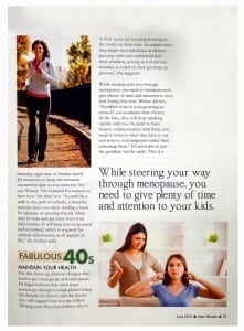 Life Lessons to Excel in Your 30's, 40's and 50's; interview with New Woman Magazine