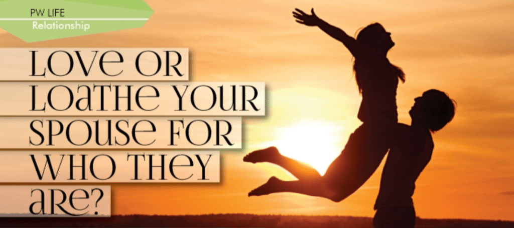 Love Or Loathe Your Spouse For Who They Are? Interview with Perfect Woman Magazine (India)