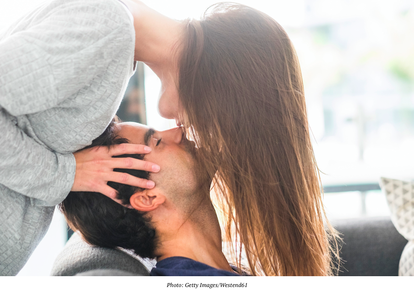 soul mates kissing