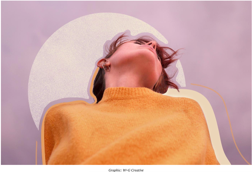 Woman in yellow sweater